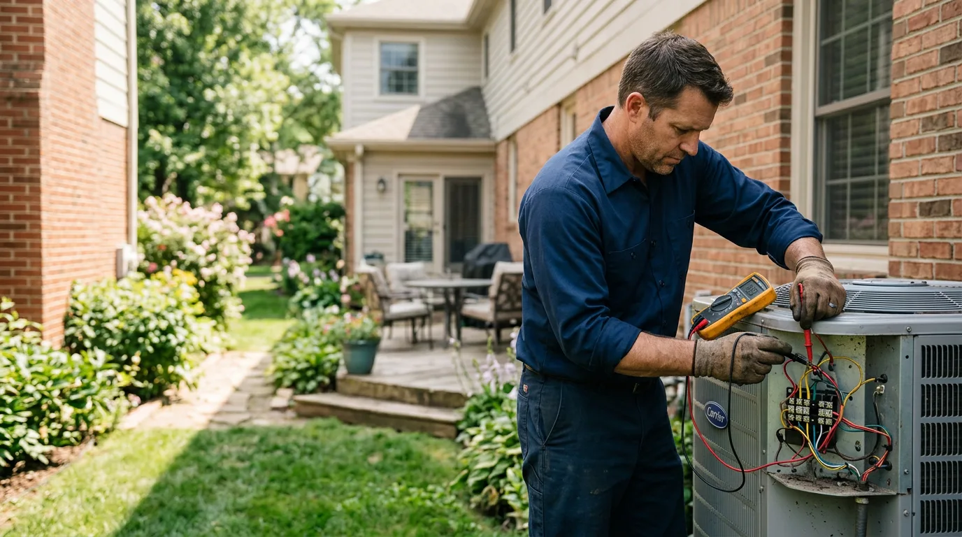 HVAC technician working near Haverhill, MA